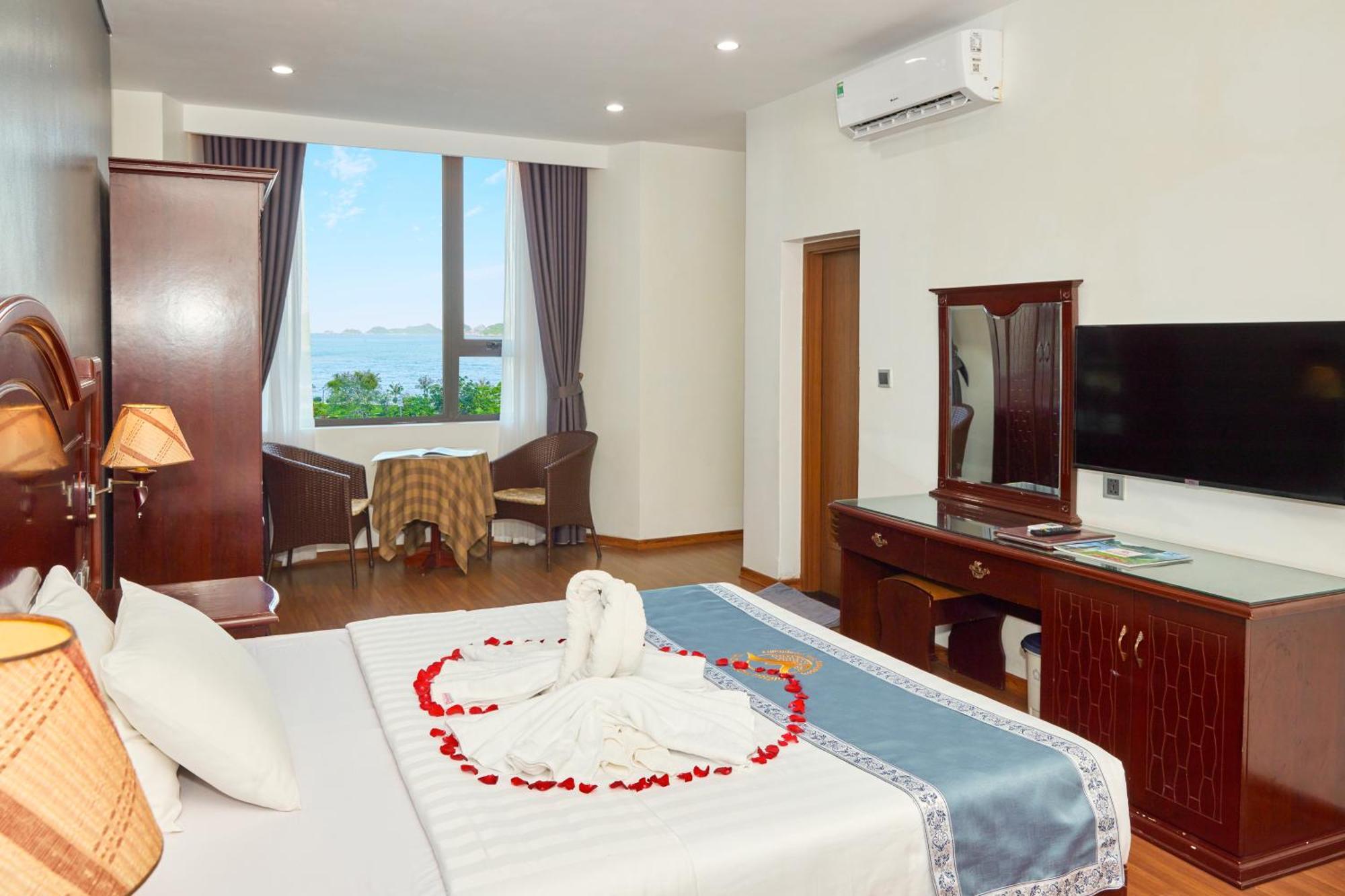 Hotel Gieng Ngoc Sea Moutain View Cat Ba Dong Khe Sau Exterior foto
